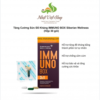 TPCN - Tăng Cường Sức Đề Kháng IMMUNO BOX Siberian Wellness (Hộp 30 gói)