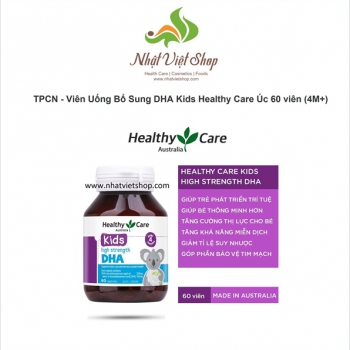 TPCN - Viên Uống Bổ Sung DHA Kids Healthy Care Úc 60 viên (4M+)