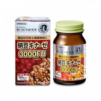  TPCN - Viên Uống Hỗ Trợ Ngăn Ngừa Đột Quỵ Natto Kinase 3000FU Noguchi 90 viên