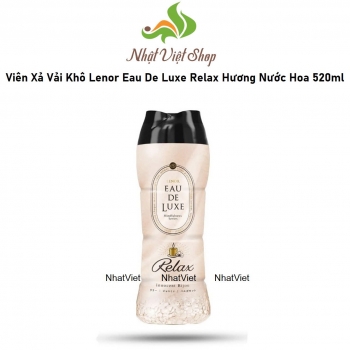 Viên Xả Vải Khô Lenor Eau De Luxe Relax Hương Nước Hoa 520ml