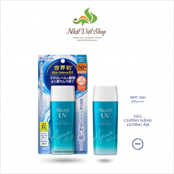 Biore - Tinh Chất Chống Nắng Màng Nước Dưỡng Ẩm UV Aqua Rich Watery Essence SPF50