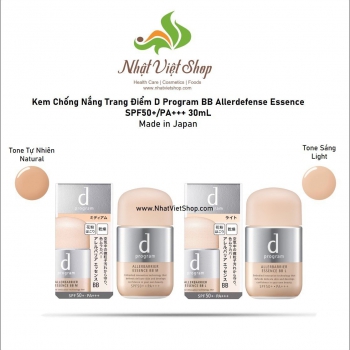 Kem BB Chống Nắng Trang Điểm D Program Allerdefense Essence SPF50+ PA+++ 30mL