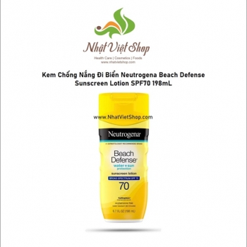 Kem Chống Nắng Đi Biển Neutrogena Beach Defense Sunscreen Lotion SPF70 198mL