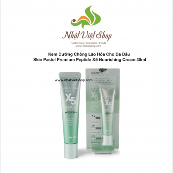 Kem Dưỡng Chống Lão Hóa Cho Da Dầu Skin Pastel Premium Peptide X5 Nourishing Cream 30ml