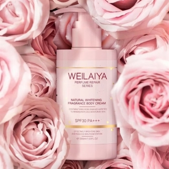 Kem Dưỡng Trắng Nâng Tone Da Toàn Thân Hương Hoa Weilaiya Natural Whitening Fragrance Boby Cream SPF