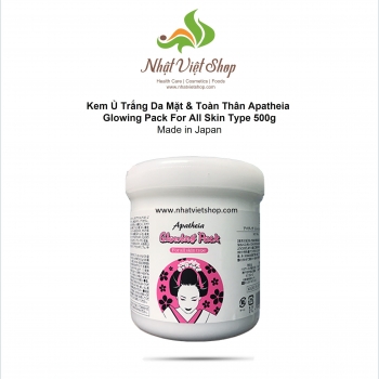 Kem Ủ Trắng Da Mặt & Toàn Thân Apatheia Glowing Pack For All Skin Type 500g