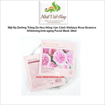 Mặt Nạ Dưỡng Trắng Da Hoa Hồng Vạn Cánh Weilaiya Rose Essence Whitening Anti-aging Facial Mask 28ml