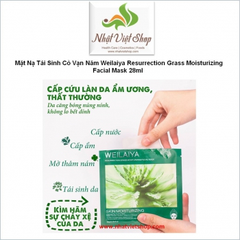 Mặt Nạ Tái Sinh Cỏ Vạn Năm Weilaiya Resurrection Grass Moisturizing Facial Mask 28ml