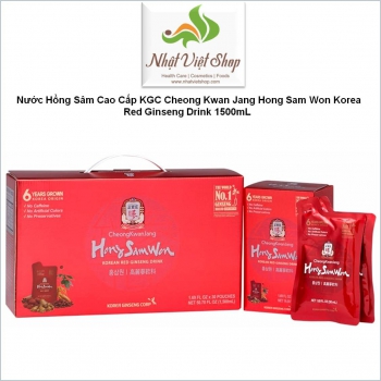 Nước Hồng Sâm Cao Cấp KGC Cheong Kwan Jang Hong Sam Won Korea Red Ginseng Drink 1500mL