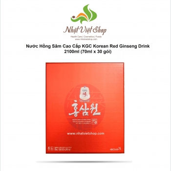 Nước Hồng Sâm Cao Cấp KGC Chính Phủ Korean Red Ginseng Drink 2100ml (70ml x 30 gói)