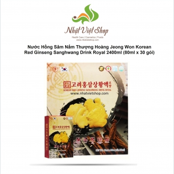 Nước Hồng Sâm Nấm Thượng Hoàng Jeong Won Korean Red Ginseng Sanghwang Drink Royal