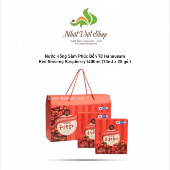 TPCN - Nước Hồng Sâm Phúc Bồn Tử - Red Ginseng Raspberry 1400ml (70ml x 20 gói)