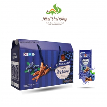 TPCN - Nước Hồng Sâm Việt Quất - Red Ginseng Blueberry 1400ml (70ml x 20 gói)