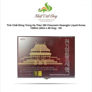 Tinh Chất Đông Trùng Hạ Thảo 365 Cheonsim Hwangjin Liquid Korea 1200ml (20ml x 60 ống),EXP:09/4/2025