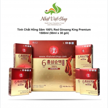 Tinh Chất Hồng Sâm 100% Red Ginseng King Premium 1500ml (50ml x 30 gói)