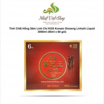 Tinh Chất Hồng Sâm Linh Chi KGS Korean Ginseng Linhzhi Liquid 3000ml (50ml x 60 gói)