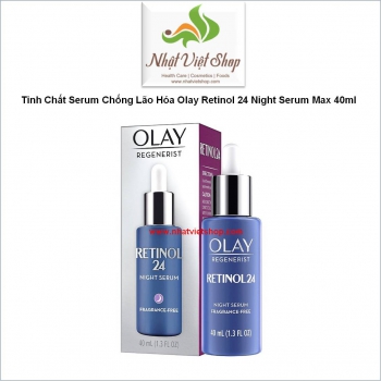 Tinh Chất Chống Lão Hóa, Giảm Đốm Nâu, Thu Nhỏ Lỗ Chân Lông Olay Retinol 24 Night Serum Max 40ml