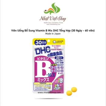 TPCN DHC - Viên Uống Bổ Sung Vitamin B Mix DHC Tổng Hợp (30 Ngày - 60 viên)