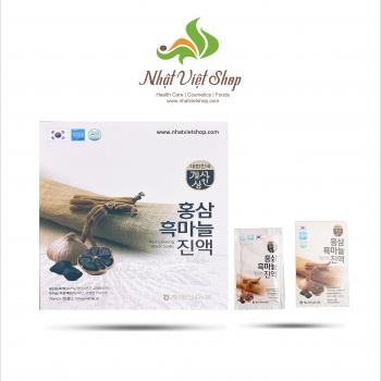 TPCN - Nước Hồng Sâm Tỏi Đen - Red Ginseng Black Garlic Hàn Quốc (70ml x 30 gói)