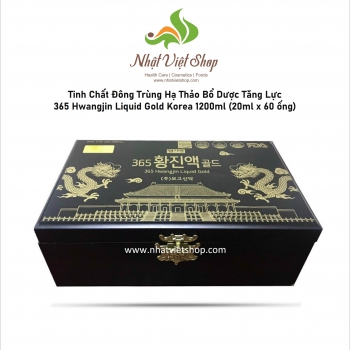 Tinh Chất Đông Trùng Hạ Thảo 365 Hwangjin Liquid Gold Korea 1200ml (20ml x 60 ống) - Mẫu Rồng