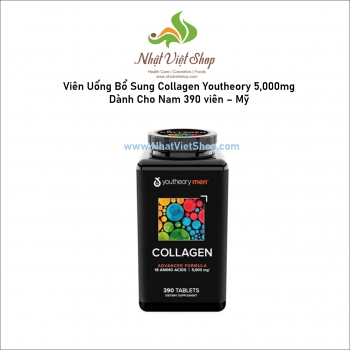 TPCN - Viên Uống Bổ Sung Collagen Youtheory 5,000mg Dành Cho Nam 390 viên - USA