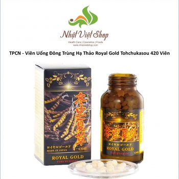 TPCN - Viên Uống Đông Trùng Hạ Thảo Royal Gold Tohchukasou 420 Viên