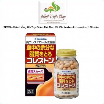 TPCN - Viên Uống Hỗ Trợ Giảm Mỡ Máu Và Cholesterol Hisamitsu 168 viên, EXP: 9/2026