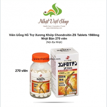TPCN - Viên Uống Hỗ Trợ Xương Khớp Chondroitin ZS Tablets 1560mg Nhật Bản 270 viên