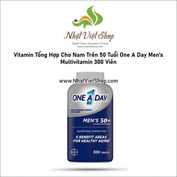 TPCN - Vitamin Tổng Hợp Cho Nam Trên 50 Tuổi One A Day Mens Multivitamin 300 Viên